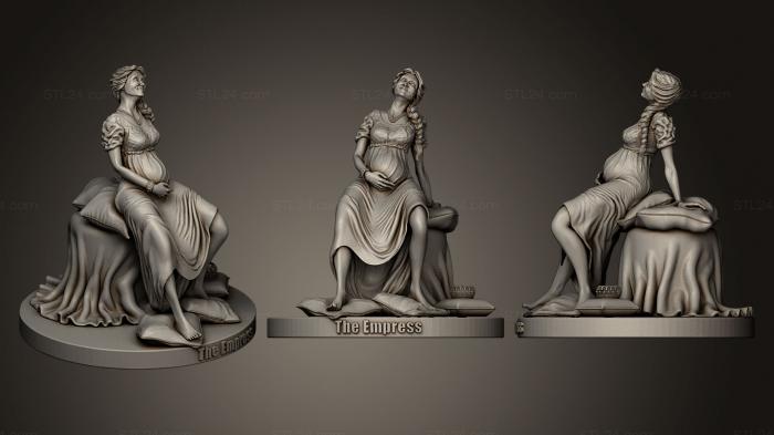 Figurines of people (EMPRESS printready, STKH_0095) 3D models for cnc